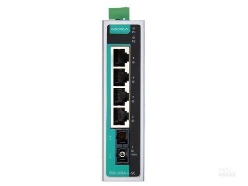 MOXA EDS-205A/S-SC网络交换机 工业联网的可靠之选，现货热卖中